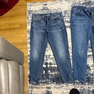 American Eagle Outfitters and Maurice’s silver jeans